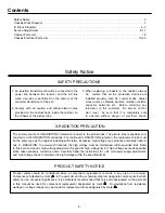 Preview for 2 page of Sanyo 113003004 Service Manual