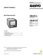 Preview for 2 page of Sanyo 114 901 31 Service Manual