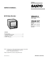 Preview for 7 page of Sanyo 114 901 31 Service Manual