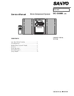 Предварительный просмотр 1 страницы Sanyo 129 726 04 Service Manual