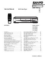 Sanyo 137 103 01 Service Manual preview