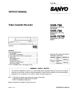 Preview for 1 page of Sanyo 14317153 Service Manual