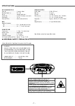 Preview for 2 page of Sanyo 164 081 00 Service Manual