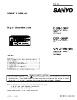 Preview for 1 page of Sanyo 175 811 00 Service Manual