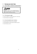 Предварительный просмотр 14 страницы Sanyo 185100695 Technical & Service Manual