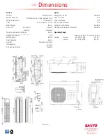 Предварительный просмотр 2 страницы Sanyo 18KS72 Submittal Data