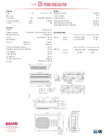 Preview for 2 page of Sanyo 24KHS72 Submittal Data