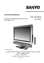 Sanyo 263 Instruction Manual preview