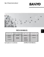 Предварительный просмотр 2 страницы Sanyo 26KHS72R Instruction Manual