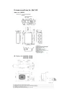 Sanyo 26U72R Dimensional Information предпросмотр