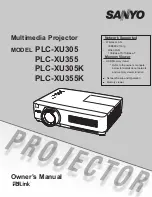 Preview for 1 page of Sanyo 3000  ANSI LUMENS PLC-XU305 Owner'S Manual