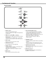 Preview for 10 page of Sanyo 3000  ANSI LUMENS PLC-XU305 Owner'S Manual