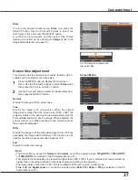 Preview for 37 page of Sanyo 3000  ANSI LUMENS PLC-XU305 Owner'S Manual