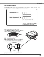 Preview for 79 page of Sanyo 3000  ANSI LUMENS PLC-XU305 Owner'S Manual