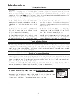 Preview for 3 page of Sanyo 3000  ANSI LUMENS PLC-XU305 Service Manual