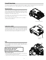 Preview for 5 page of Sanyo 3000  ANSI LUMENS PLC-XU305 Service Manual