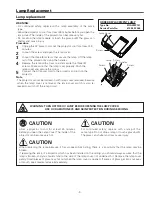 Preview for 9 page of Sanyo 3000  ANSI LUMENS PLC-XU305 Service Manual