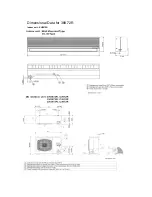 Sanyo 36K72R Dimensional Information preview