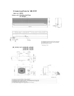 Sanyo 36KH72R Dimensional Information предпросмотр