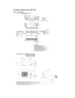 Sanyo 36T72R Dimensional Information предпросмотр