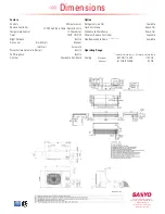 Предварительный просмотр 2 страницы Sanyo 36TW72R Specifications