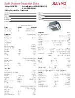 Sanyo 42XW72R Submittal Data preview