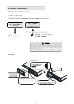 Preview for 4 page of Sanyo A11H Series Battery Replacement Procedure