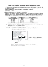 Предварительный просмотр 12 страницы Sanyo A11H Series Battery Replacement Procedure