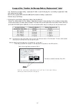 Preview for 12 page of Sanyo A11H Series Battery Replacement Procedure