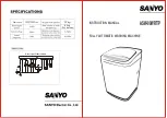 Предварительный просмотр 1 страницы Sanyo ASW-90WRP Instruction Manual