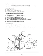 Предварительный просмотр 13 страницы Sanyo ASW U1100T Service Manual