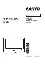 Sanyo AVL-263 Service Manual preview