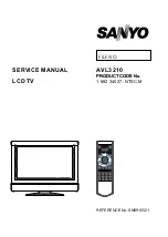 Preview for 1 page of Sanyo AVL-3210 Service Manual