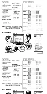 Предварительный просмотр 3 страницы Sanyo AVM-1309S, AVM-1901S, AVM-2509 Owner'S Manual