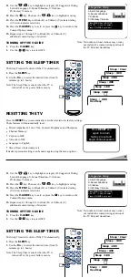 Предварительный просмотр 9 страницы Sanyo AVM-1309S, AVM-1901S, AVM-2509 Owner'S Manual