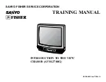 Sanyo AVM-2550S, AVM-2759S Training Manual preview