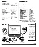 Preview for 3 page of Sanyo AVM-2751S Owner'S Manual