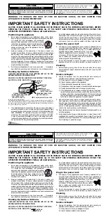 Preview for 2 page of Sanyo AVM-2760S Owner'S Manual