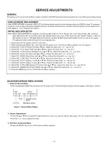 Предварительный просмотр 13 страницы Sanyo AVM-3259G Service Manual