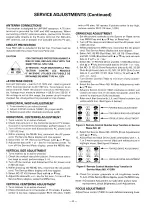 Предварительный просмотр 16 страницы Sanyo AVM-3259G Service Manual