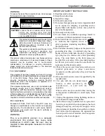 Preview for 2 page of Sanyo AVP-429 Instruction Manual