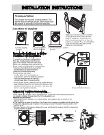 Preview for 18 page of Sanyo AWD-D700T Instruction Manual