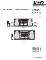 Preview for 1 page of Sanyo AWM-2100 Service Manual