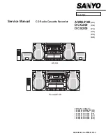 Sanyo AWM-2100 Service Manual preview