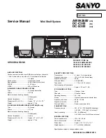 Sanyo AWM-2600 Service Manual preview