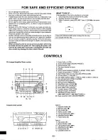 Preview for 6 page of Sanyo AWM-2800 Instruction Manual