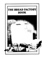 Sanyo Bread Factory Plus SBM20 Recipe Book preview