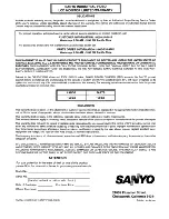 Предварительный просмотр 24 страницы Sanyo C-15LP1A Owner'S Manual