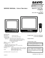 Sanyo C14LT77M Service Manual preview