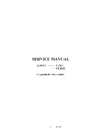 Предварительный просмотр 2 страницы Sanyo C1822 Service Manual